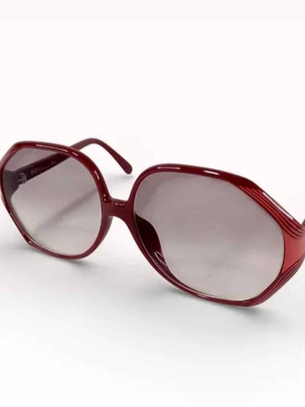Red Vintage Christian Dior Sunglasses